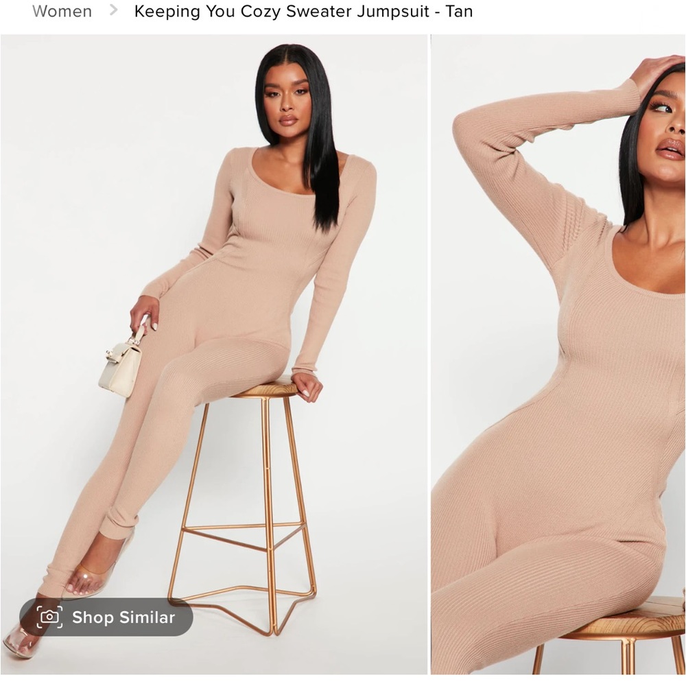 Fashion nova one piece cozy jumpsuit